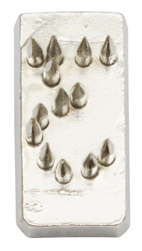 Číslo tetovací 7mm, niklované č.