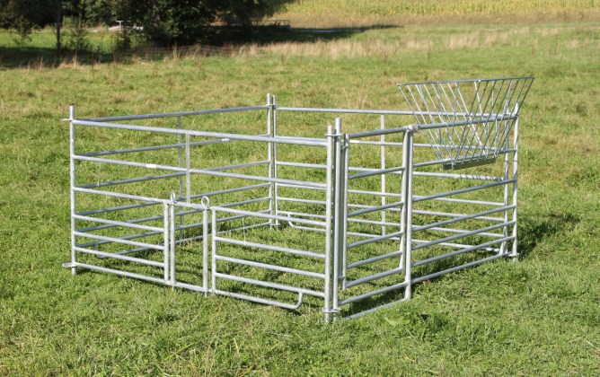 KERBL ovčí ohradní panel s brankou pozink výška 92cm/