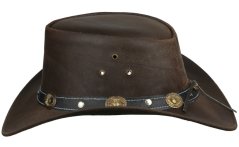 Westernový klobouk dětský SCIPPIS Kids Hat kožený