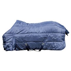 HKM Quited 1200D/340g stájová deka pro koně tm.mod 155cm