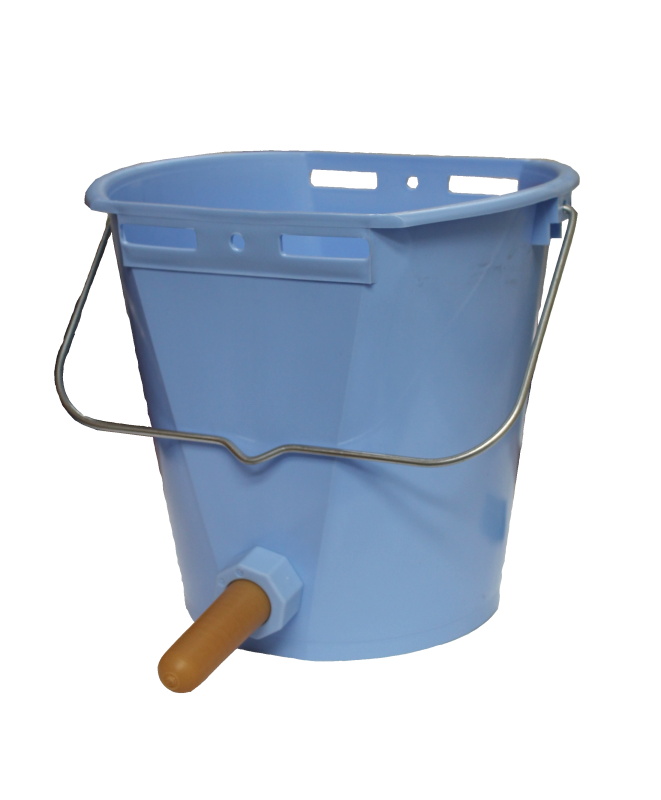 TETI Blue krmné vědro pro telata komplet s ventilem a cucákem