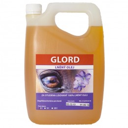 Lněný olej pro koně, poníky GLORD