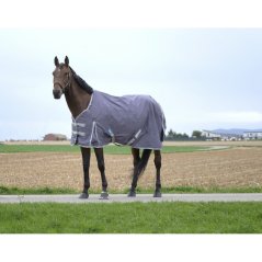 Výběhová deka pro koně EQUITHEME TYREX 1200D/150g Recycled šedá
