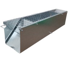 Past potkan, 2 dvířka, průchozí 60x14x13cm