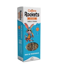CALIBRA ROCKETS Sticks Rabbits&Rodents Vegetables pro králíky a hlodavce se zeleninou 120g