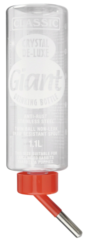 Napájecí lahev pro králíky a hlodavce De Lux