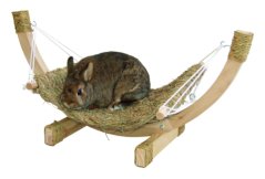 Houpačka SIESTA splétaná tráva pro hlodavce 73x36x34cm