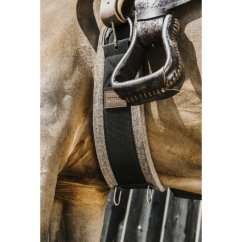 WESTRIDE Feutre westernový podbřišník s filcem pro koně