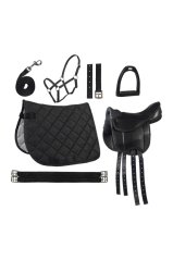 Sedlo pro pony, shetty HKM Lucy s příslušenstvím